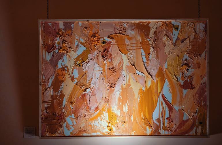 Original Abstract Expressionism Abstract Painting by Penelope Moore