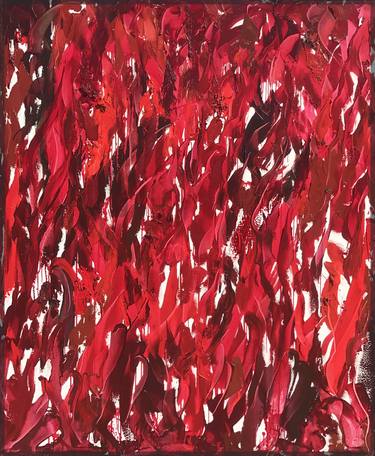 "luxardo maraschino swirl + fierce wind + napa smoke" Art of Taste Contemporary Art by Abstract Expressionist Penelope Moore thumb