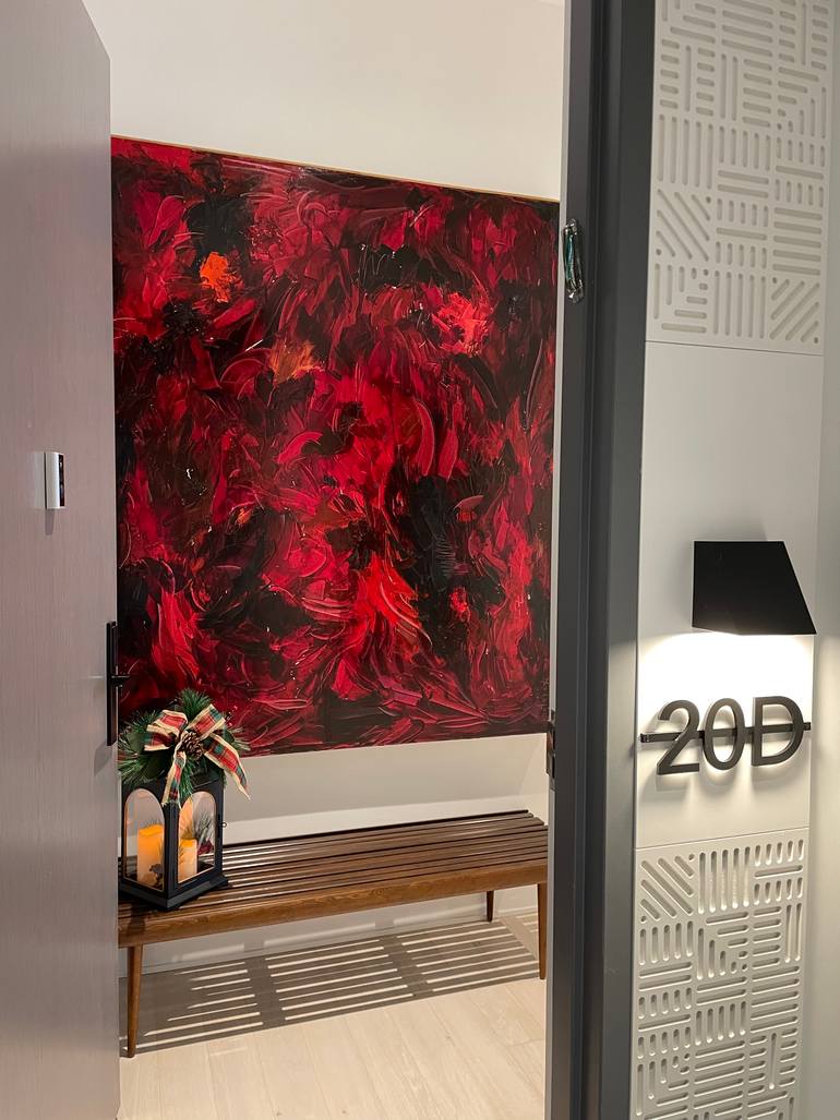 Original Abstract Expressionism Abstract Painting by Penelope Moore