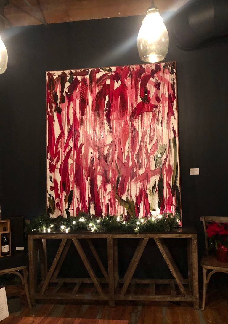 Original Abstract Expressionism Abstract Painting by Penelope Moore
