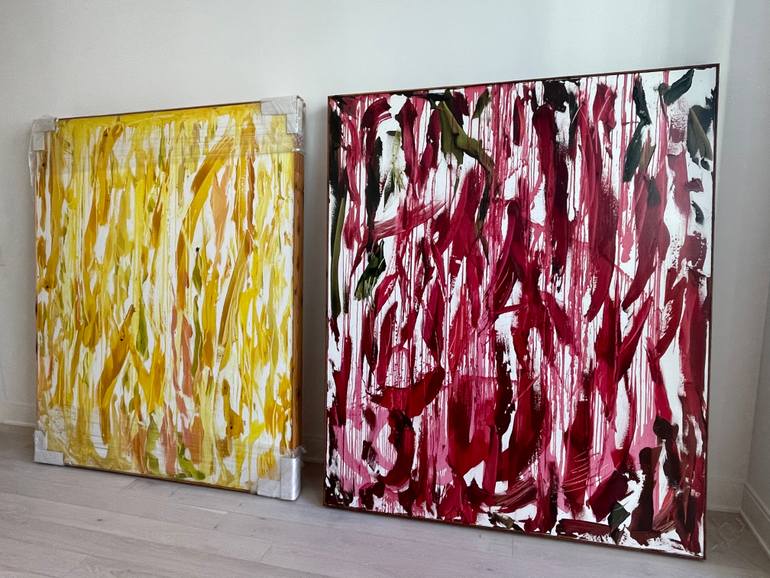 Original Abstract Expressionism Abstract Painting by Penelope Moore
