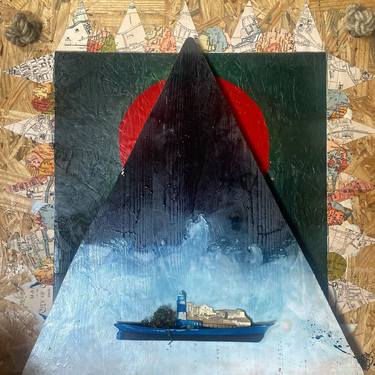 Print of Boat Collage by Billy Lingwood
