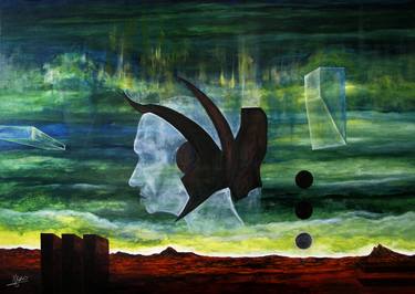 Print of Surrealism Fantasy Paintings by ILNAO EXEO