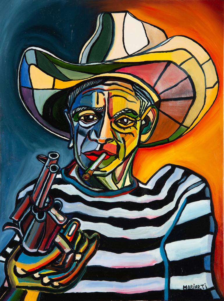 Portrait Pablo Picasso Painting by Алексей Высоцкий | Saatchi Art