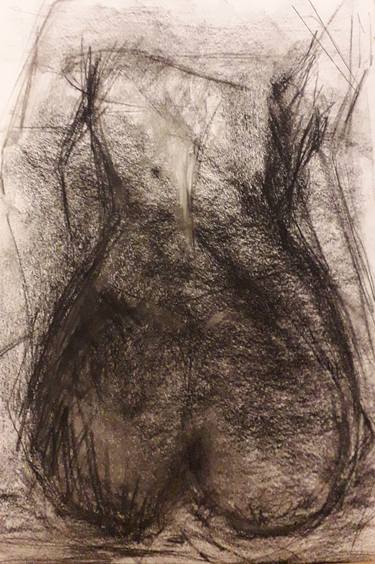 Original Expressionism Nude Drawings by Milena Rytelewska