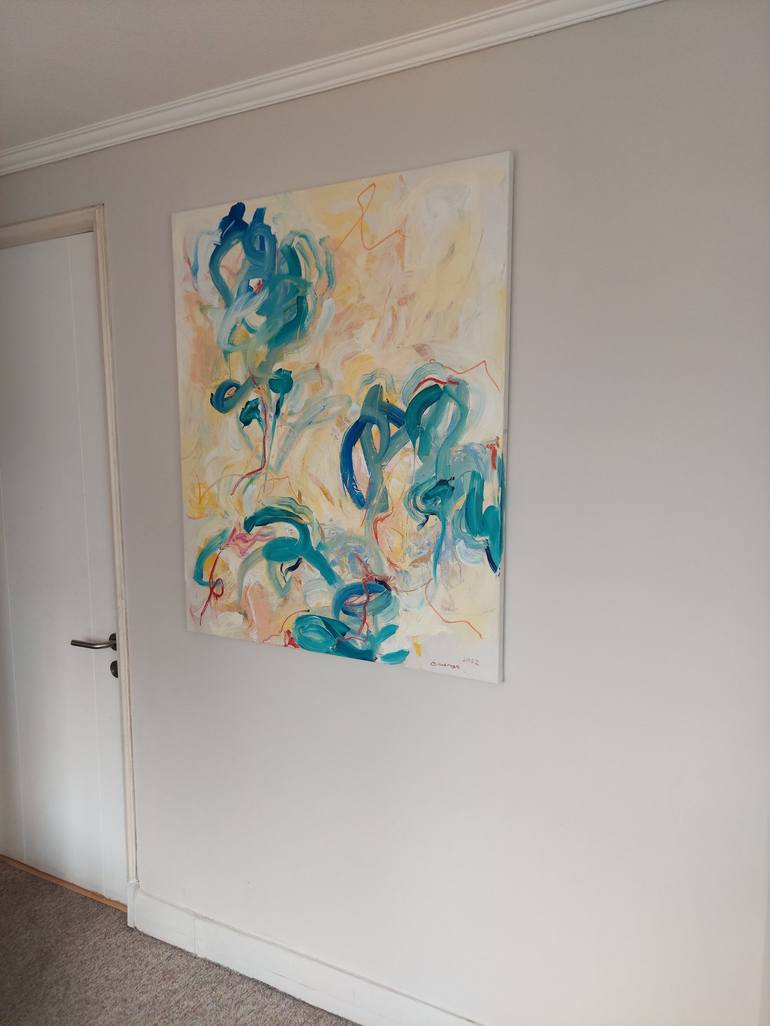 Original Abstract Painting by Cristián Cuevas