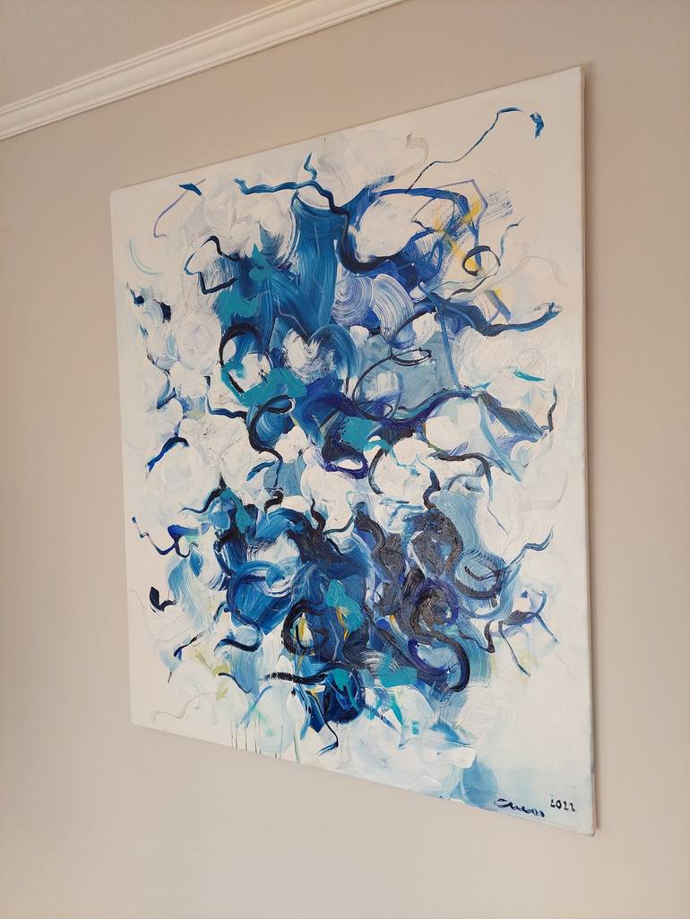 Original Abstract Painting by Cristián Cuevas