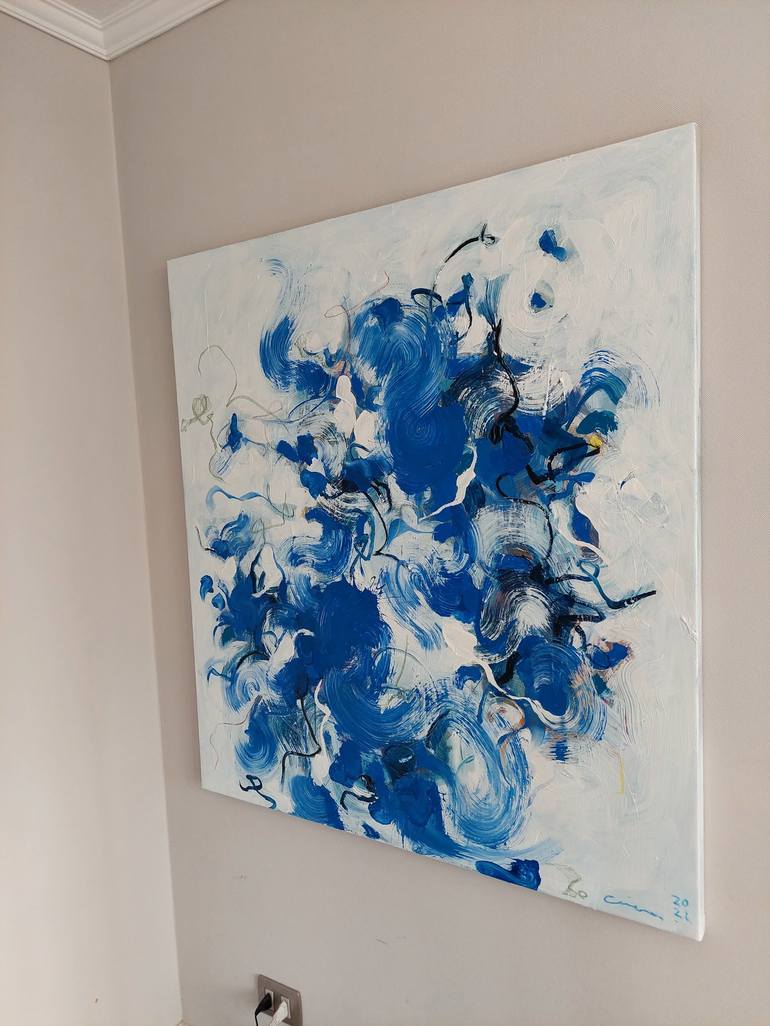 Original Abstract Painting by Cristián Cuevas