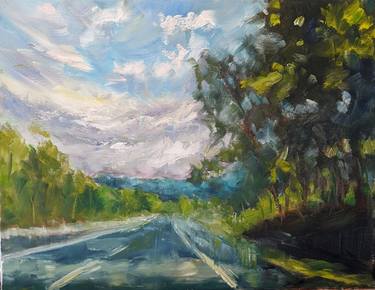 Original Expressionism Landscape Paintings by April Huguenin