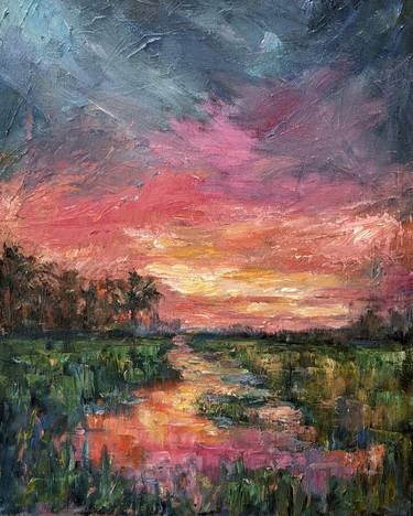 Original Impressionism Landscape Paintings by April Huguenin