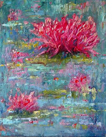 Original Impressionism Abstract Paintings by April Huguenin