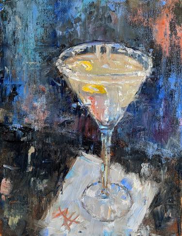 Print of Abstract Expressionism Food & Drink Paintings by April Huguenin