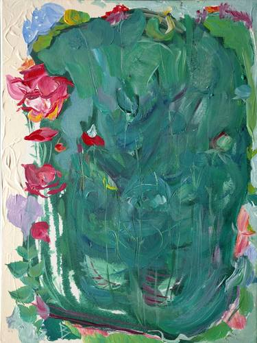 Original Abstract Expressionism Botanic Paintings by Boris Šestakov