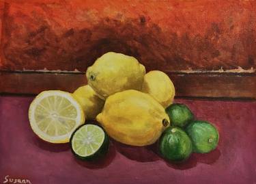 Original Fine Art Still Life Paintings by Susaan's Art