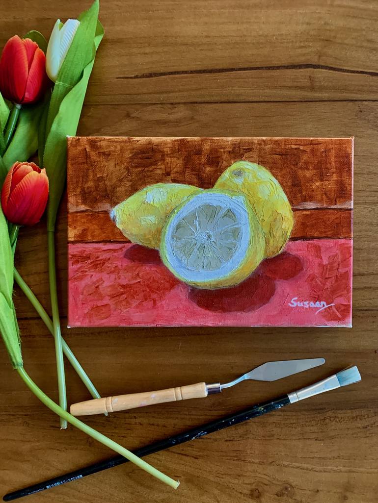 Original Impressionism Still Life Painting by Susaan's Art