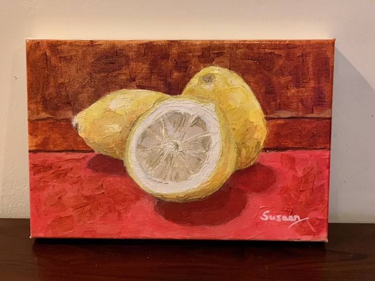 Original Impressionism Still Life Painting by Susaan's Art