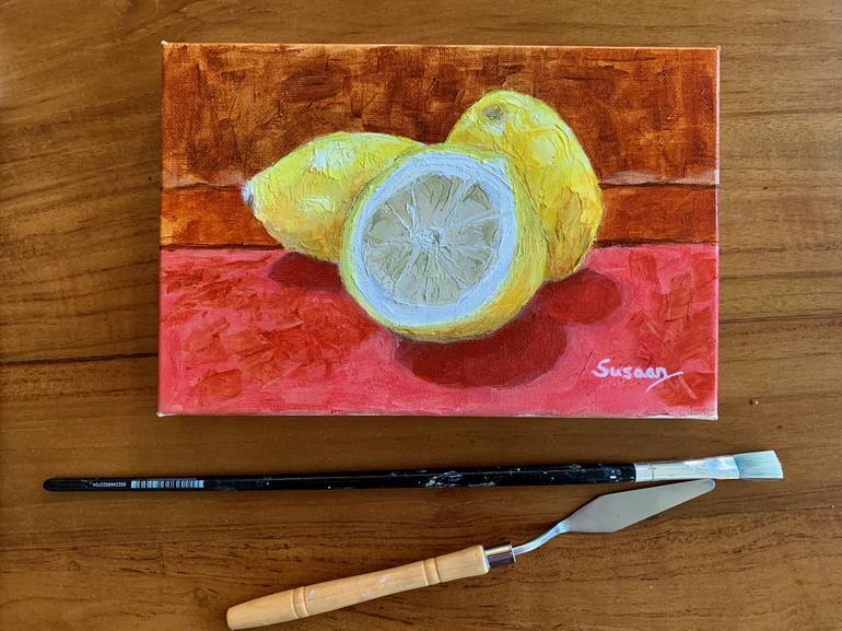 Original Impressionism Still Life Painting by Susaan's Art