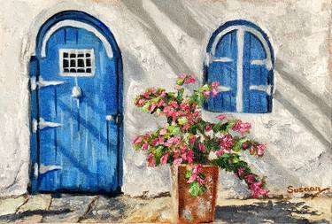 Rustic Blue Door thumb