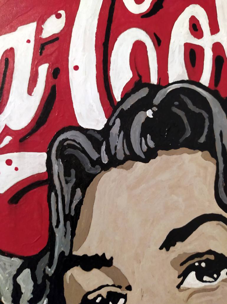 Original Abstract Pop Culture/Celebrity Painting by Tolga Kutlu