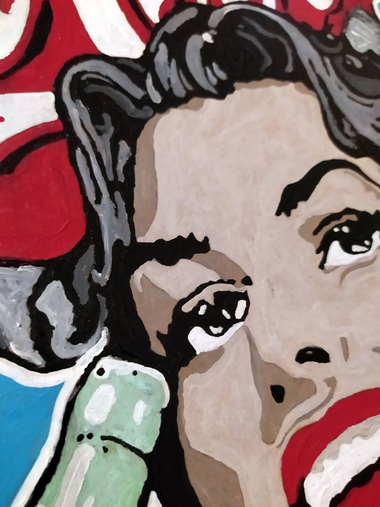 Original Abstract Pop Culture/Celebrity Painting by Tolga Kutlu