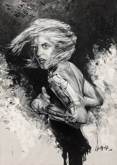 Original Figurative Portrait Paintings by Nemeth Csilla