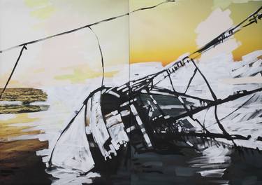 Original Documentary Boat Paintings by John Ashenfelter