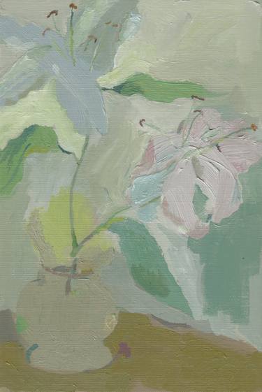 Original Impressionism Botanic Paintings by Meng-Chia Lai