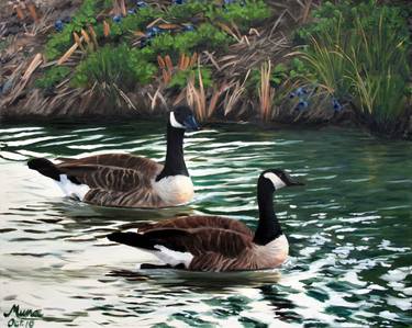 Original Fine Art Animal Paintings by Muna Shabab