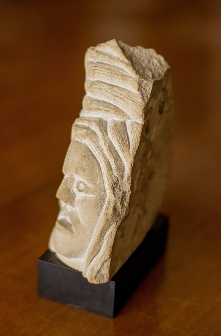 Original Expressionism People Sculpture by Michalis Kevgas