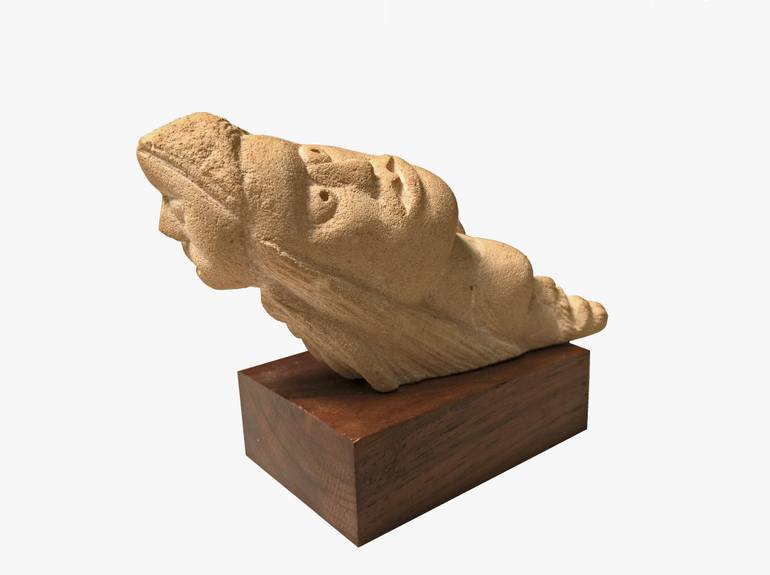 Original Art Deco People Sculpture by Michalis Kevgas