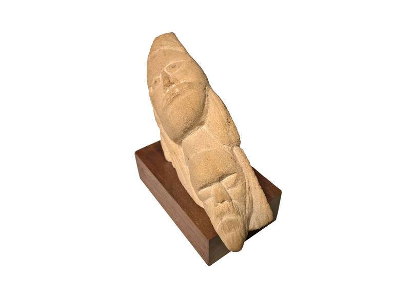 Original Art Deco People Sculpture by Michalis Kevgas