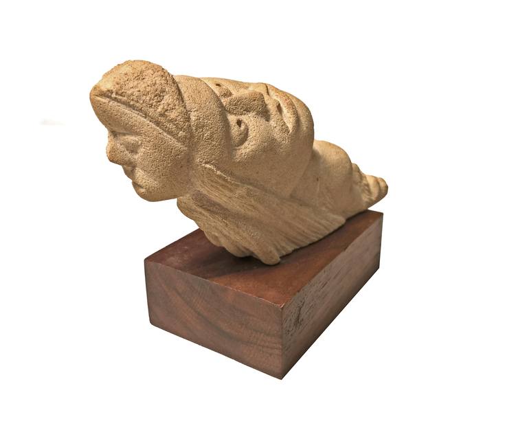 Original Art Deco People Sculpture by Michalis Kevgas