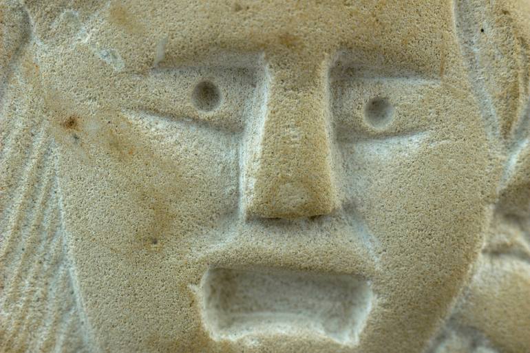 Original Classicism People Sculpture by Michalis Kevgas