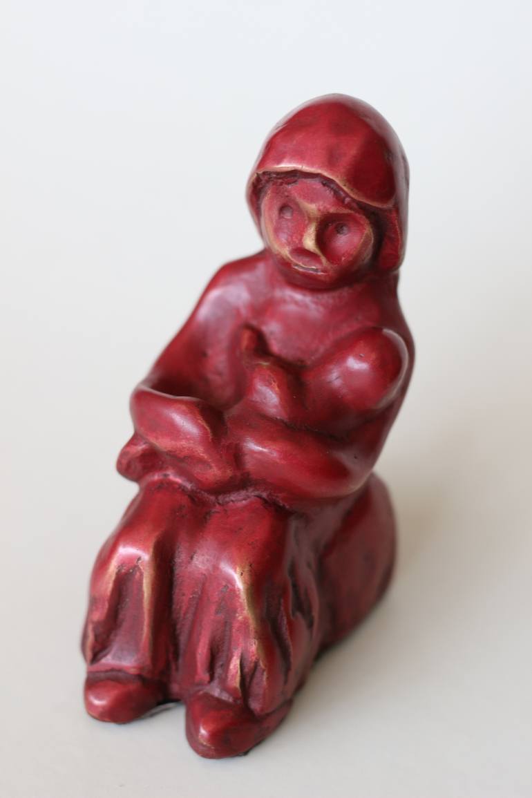 Original Figurative Women Sculpture by Michalis Kevgas