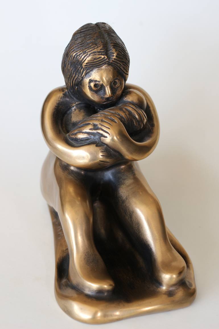Original Love Sculpture by Michalis Kevgas