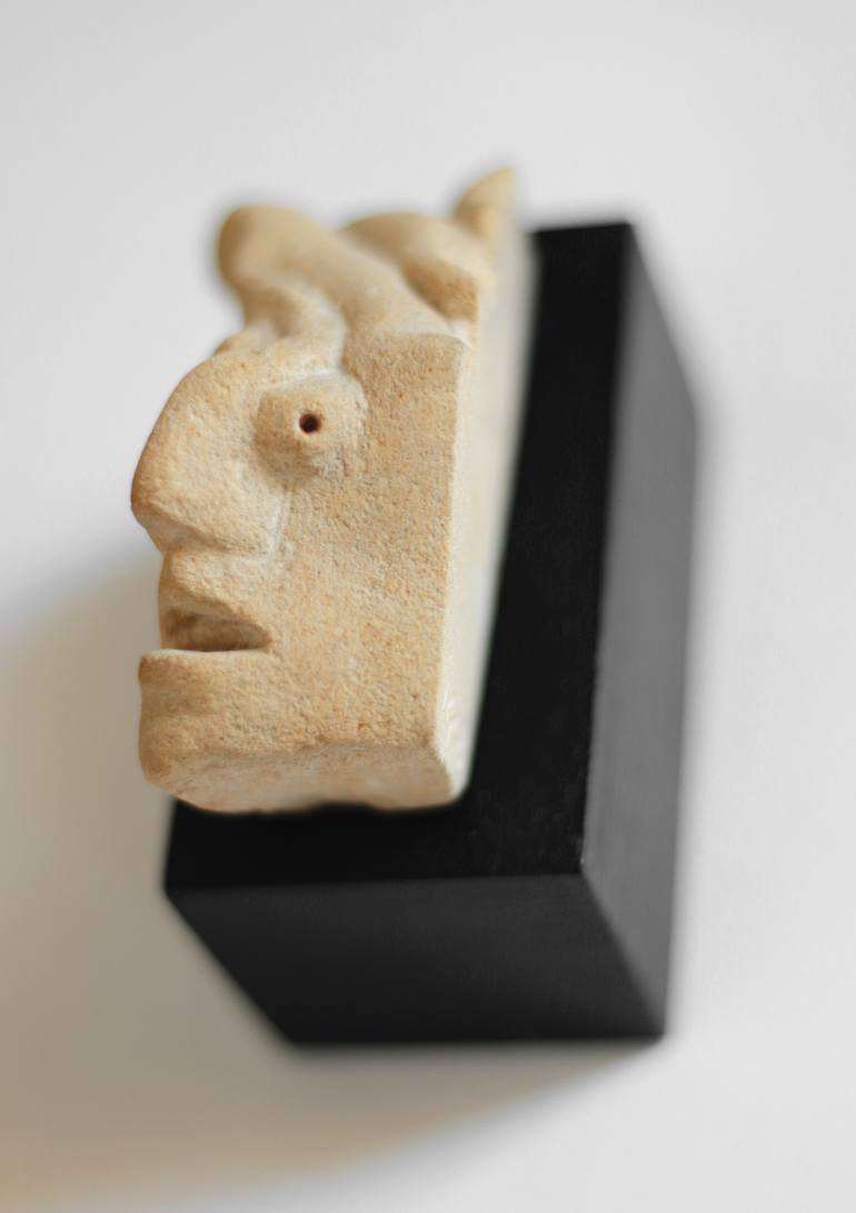 Original Figurative People Sculpture by Michalis Kevgas