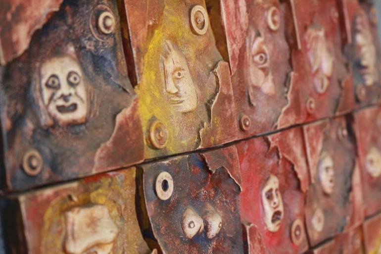 Original Art Deco Pop Culture/Celebrity Sculpture by Michalis Kevgas