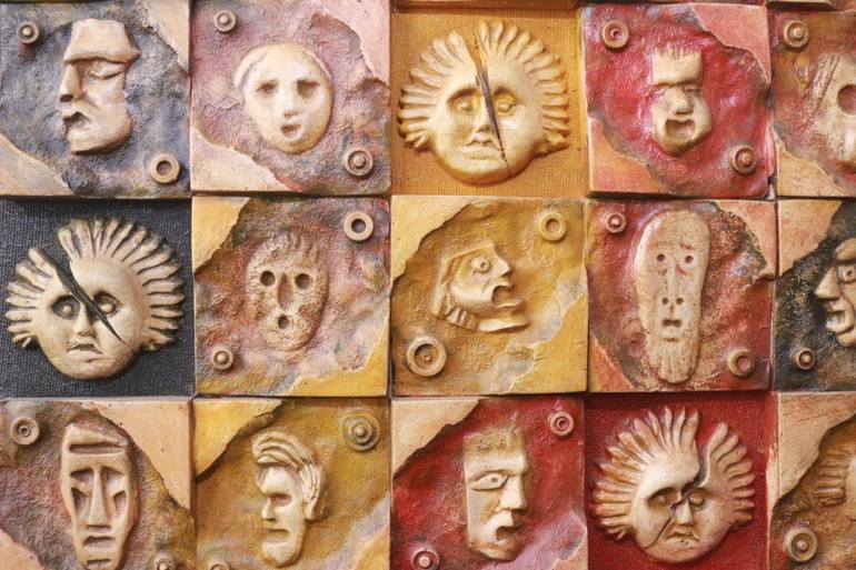 Original Art Deco Pop Culture/Celebrity Sculpture by Michalis Kevgas