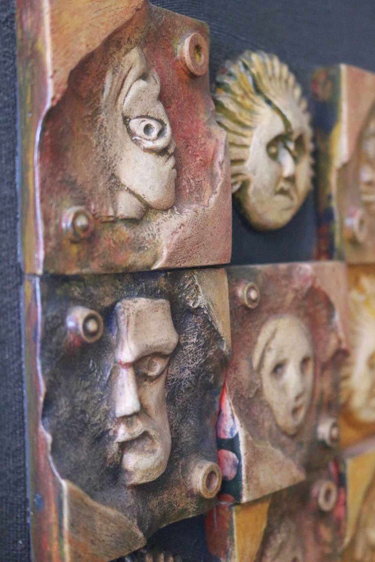 Original Art Deco Pop Culture/Celebrity Sculpture by Michalis Kevgas