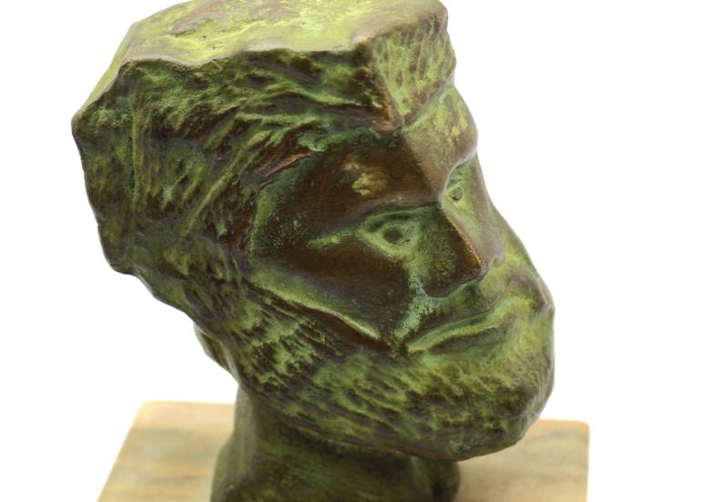 Original Art Deco People Sculpture by Michalis Kevgas