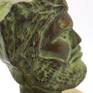Brass bust of a man with patina mounted on a marble base.

Made by the method of pressed brass.

Inspired from the ancient history.