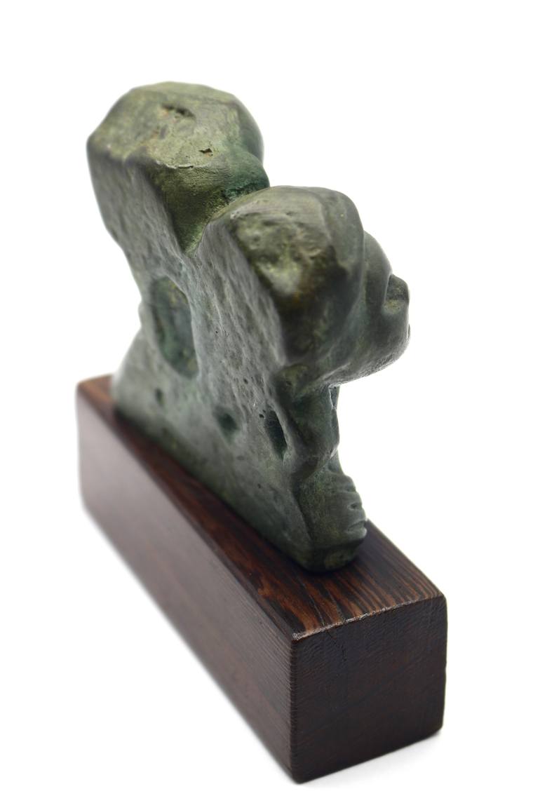 Original Figurative Love Sculpture by Michalis Kevgas
