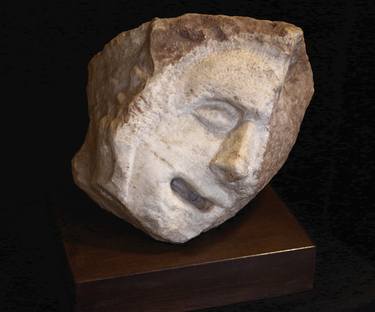 Head in white marble thumb