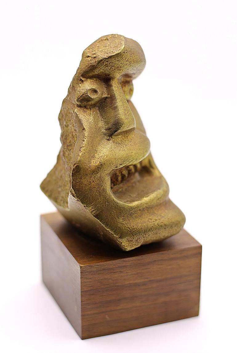 Original Art Deco People Sculpture by Michalis Kevgas