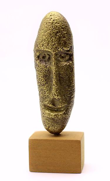 Original Cubism People Sculpture by Michalis Kevgas