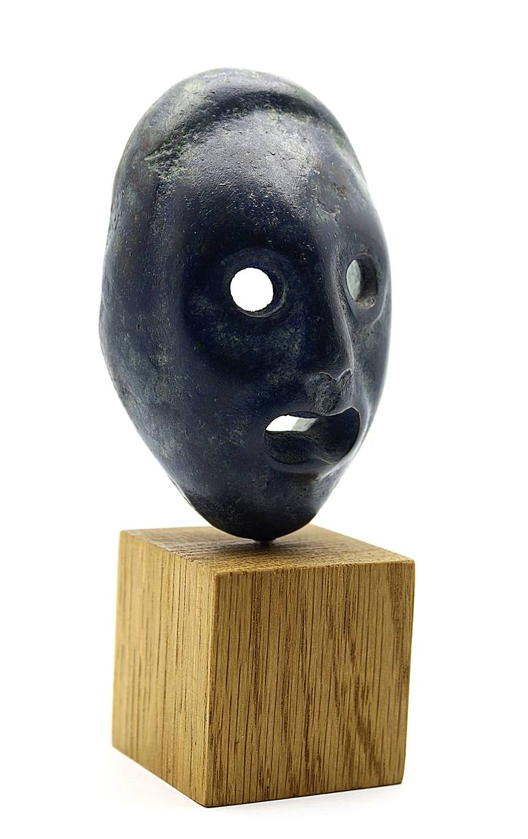 Original Expressionism People Sculpture by Michalis Kevgas