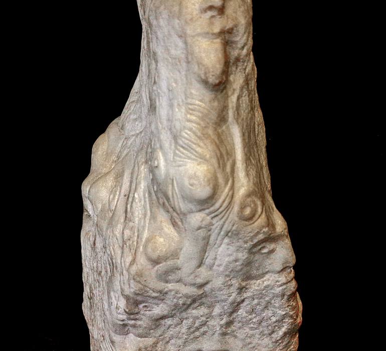 Original Figurative People Sculpture by Michalis Kevgas