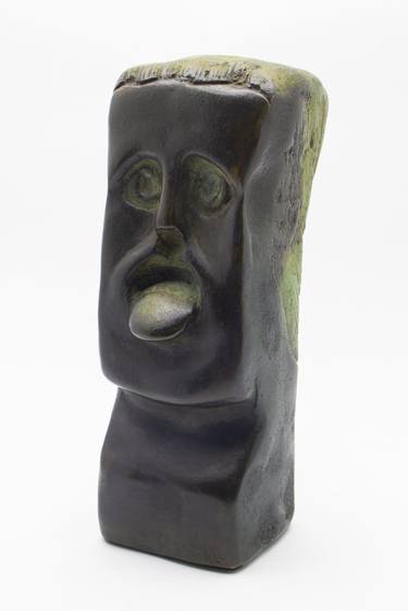 Original Expressionism People Sculpture by Michalis Kevgas