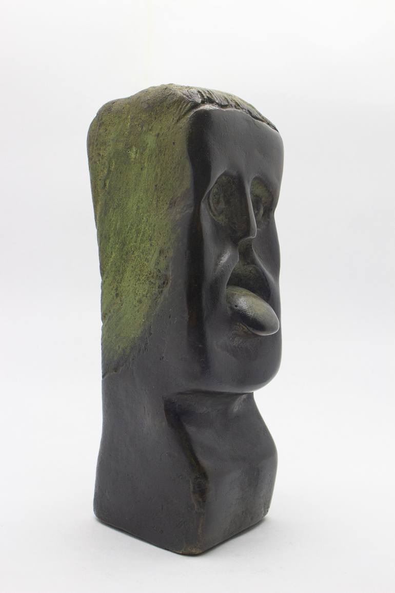 Original Expressionism People Sculpture by Michalis Kevgas