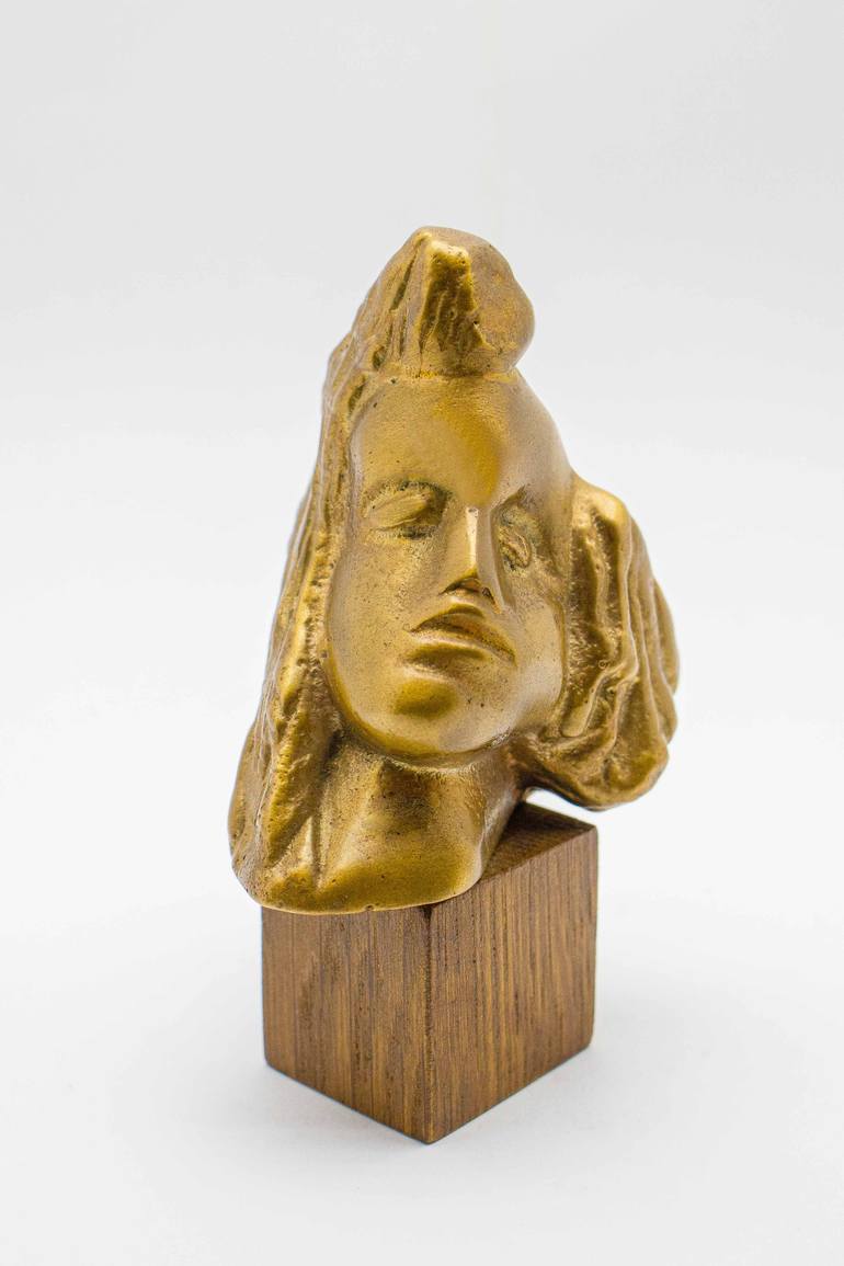 Original Expressionism People Sculpture by Michalis Kevgas